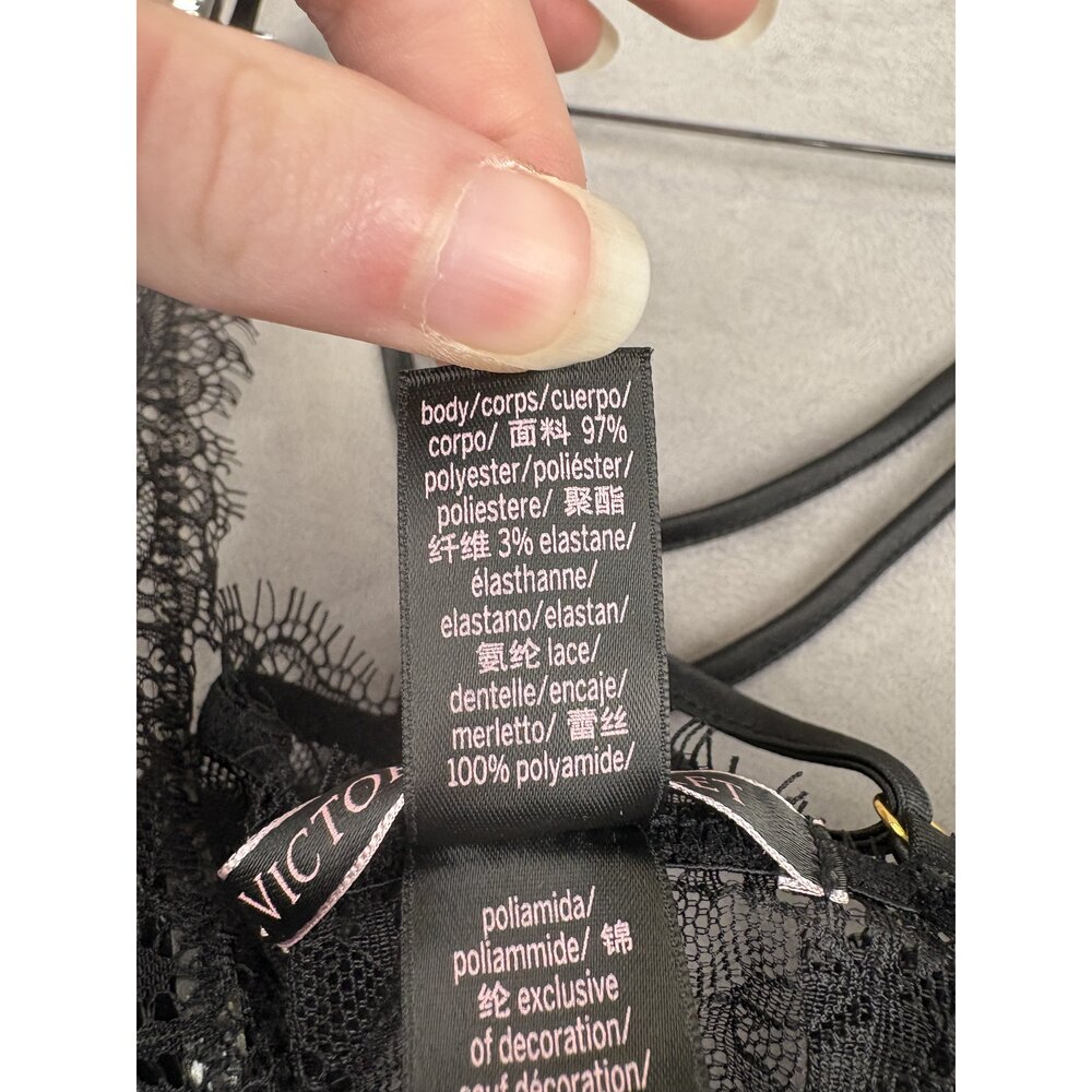 Victoria's Secret Lace-Trim Satin Chemise Slip M - Picture 5 of 10